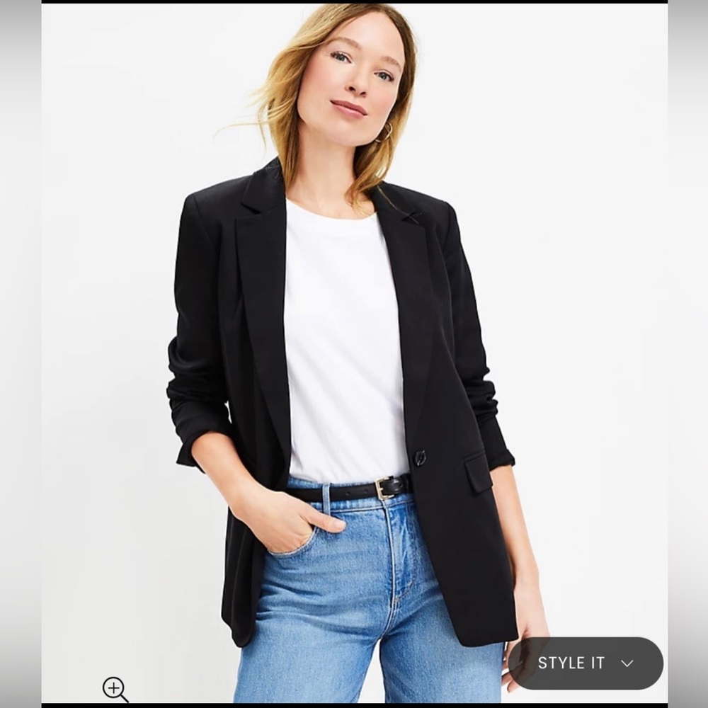 NWT Loft Emory Long Modern Blazer Size 4